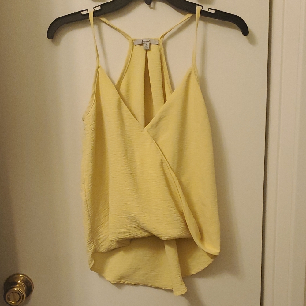 WILL DONATE FREE W/ ANY PURCHASE Papaya Elegant Yellow Camisole